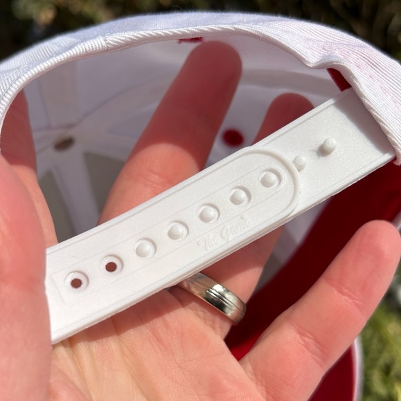 Vintage 90s University Nebraska Huskers The Game Split Bar snapback hat cap NCAA - Picture 11 of 15